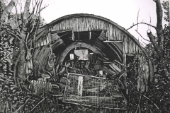 Peg-Morris_Nissen-Hut-Wykehurst-Farm_etching-small-under-1mb
