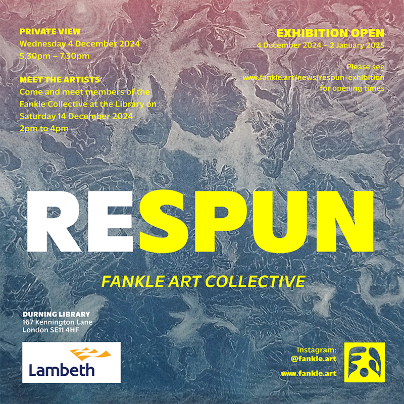 Poster for RESPUN exhibition